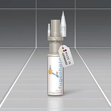 Fugenheld 2.0 Fugenstift Lichtgrau - Fugenversiegelung Innen - Feuchtigkeitsresistente Fugenfarbe für Zementfugen - Wasserfest & Schnelltrocknend - 1x11,5ml