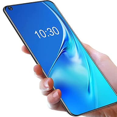 OUKITEL C21 Smartphone ohne Vertrag, Android 10 Handy, 4 GB + 64 GB, 6,4 Zoll FHD+, AI-Quad-Kamera, Helio P60 Dual SIM, 4000 mAh, große Batterie, Blau