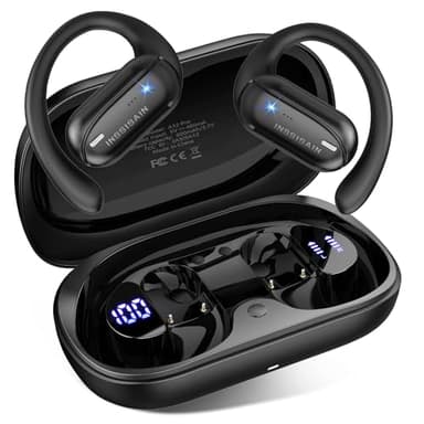 INSSISAIN AI Übersetzer Kopfhörer,Übersetzungskopfhörerr & BT5.4,164 Sprachen Kopfhörer Übersetzer Echtzeit,Bluetooth Kopfhörer,Verbinden Sie Sich und nutzen Sie die Feste,IPX7 (Black 02)