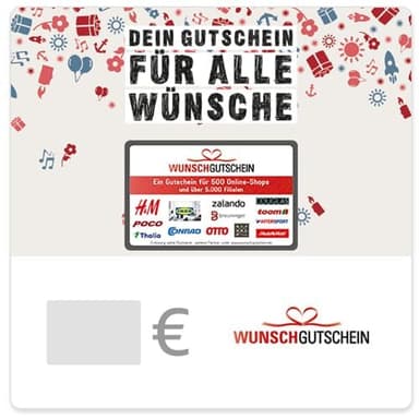 Wunschgutschein Gutschein - €20 - Für alle Wünsche 2 - per E-Mail