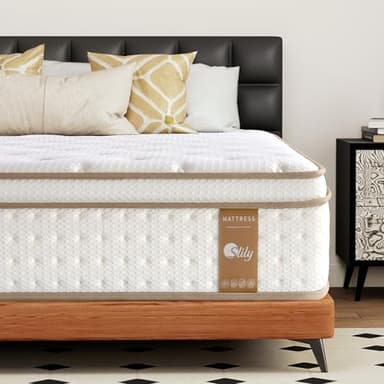 Slily Premium-Matratze 180x200 H3 Produziert nach Deutschem Qualitätsstandard, Höhe 30cm Federkernmatratze mit Öko-Tex Zertifiziert, 7-Zonen 1.000er Tonnentaschenfederkernmatratze