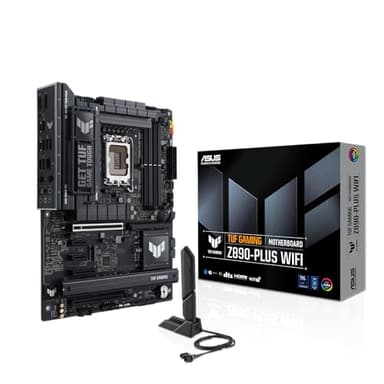 ASUS TUF Gaming Z790-Plus WiFi Mainboard Sockel Intel LGA1700 (ATX, PCIe 5.0, DDR5 Speicher, 4X M.2, HDMI, DisplayPort, WiFi 6, Aura Sync)