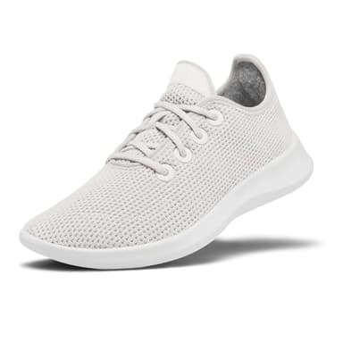 Allbirds Herren Tree Runner, Alltags-Sneaker, maschinenwaschbarer Schuh aus natürlichen Materialien, Kaikoura White (weiße Sohle), 47 EU