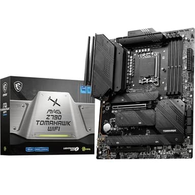 MSI MAG Z790 Tomahawk WiFi Mainboard, ATX - Unterstützt Intel Prozessoren der 12., 13. & 14. Gen, LGA 1700-90A SPS VRM,DDR5 Memory Boost 7200+MHz/OC, PCIe 5.0 & 4.0 x16,4 x M.2 Gen4,Wi-Fi 6E