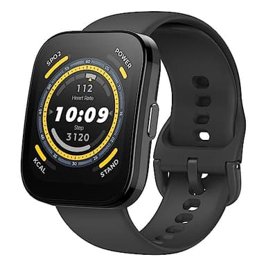 Amazfit Bip 5 Smartwatch mit Herzfrequenz, 1,91" Display mit 120 Sportmodi, Bluetooth-Anruf, GPS & 4 Satellitenpositionierungssysteme, Alexa, SpO2-Monitor, 10 Tage Akkulaufzeit für Damen Herren