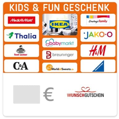 Wunschgutschein Gutschein - €15 - Wunschgutschein - per E-Mail