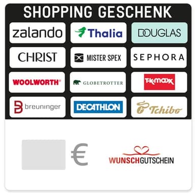 Wunschgutschein Gutschein - €15 - Wunschgutschein - per E-Mail