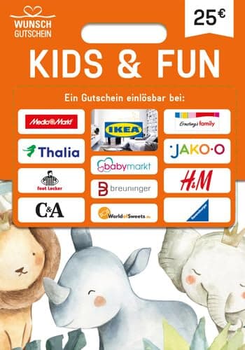 DAS KIDS & FUN GESCHENK - Kids & Fun Gutschein - für Deutschland - per Post (nicht für Amazon einlösbar)