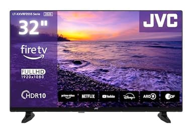 JVC, 32 Zoll (81 cm), Fire TV, Full HD Smart TV, HDR, Alexa Sprachsteuerung, Triple Tuner, LED, Modelljahr 2026