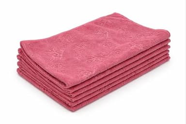 Aqua Clean Kristall Geschirrtücher mit Prägemotiv 6tlg. (Pink, Blumen)