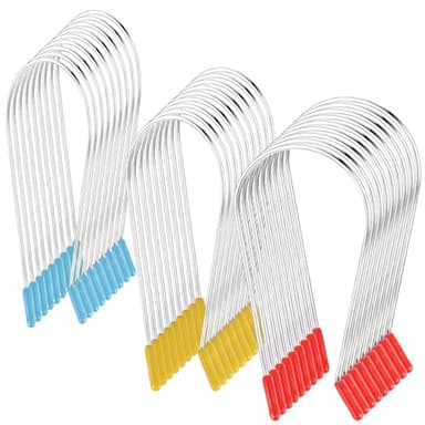 Teaaha 10 Stk. Lockenwickler Haarklammer - Aufheizbare U-Clip Ersatz Heizwickler, Starke Sicherung für Hot Rollers Hair, 7,5 cm Heißwalzen Lockenwickler (10er Set)