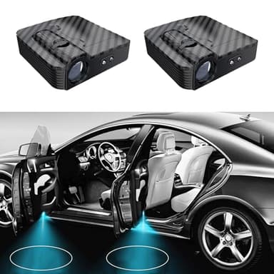 2 Stück Personalisierte Autotür Licht Projektor,Benutzerdefinierte Autotür Willkommen Licht Projektor LED Light, Autotür Willkommen LED Light für alle Auto