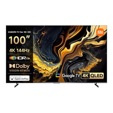 XIAOMI TV MAX 100 2025, Google TV, 100 Zoll, QLED, 144Hz, Smart TV, Dolby Vision