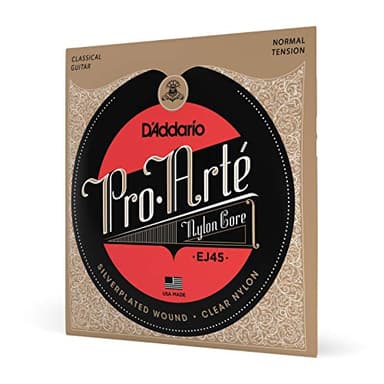 D'Addario EJ45 Pro-Arte Nylon-Saiten für Konzertgitarre, normale Spannung