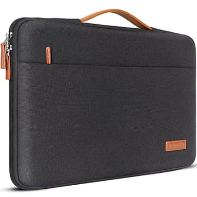 DOMISO 17 Zoll Laptoptasche Laptop Tasche Hülle Notebook Sleeve Case Bag Schutzhülle Kompatibel mit 17 17+ Zoll HP Dell ASUS Lenovo Chromebook,Laptophülle Damen mit Griff,Schwarz