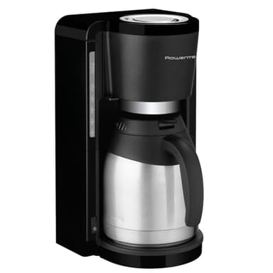 Rowenta Edelstahl Thermo Kaffeemaschine CT 3818 schwarz.