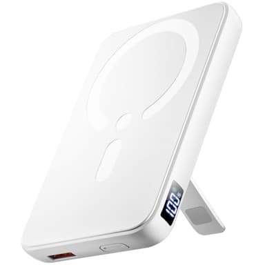 Powerbank für Magsafe, 12000mAh Kabelloses Power Bank mit 22.5W PD USB-A Ausgabe, Magnetische Externe Handyakkus mit LED-Anzeige, Typ-C Eingang & Ausgang für iPhone 17/16/15/14/13/12/Pro/Pro Max