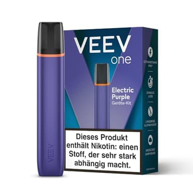 VEEV ONE – Mehrweg-Gerät, E-Zigarette, Pods separat erhältlich, Farbe: Electric Purple