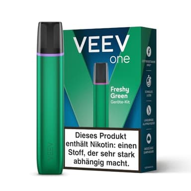 VEEV ONE – Mehrweg-Gerät, E-Zigarette, Pods separat erhältlich, Farbe: Freshy Green