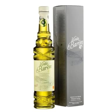 Venta del Barón - Preisgekröntes Premium Natives Extra Virgine Olivenöl Flasche - Kaltgepresst - Sehr hoher Polyphenolgehalt - 500 ml
