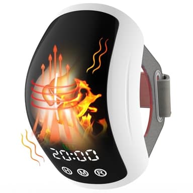 iKeener Knie Massagegerät Arthrose Schnurloses mit Wärme und Vibration, FDA Zugelassen 210pcs Kaltlaser Infrarot Kniemassagegerät für Knieschmerzen Knie Steifheit Bänder Muskelverletzung